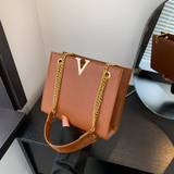Fashion Solid Color Tote Bag, Trendy Crossbody Bag, Women's Casual Handbag, Shoulder Bag & Purse