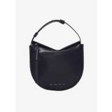 Proenza Schouler White Label Medium Baxter Bag In Leather Black