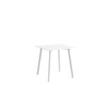 HAY CPH Deux210 Spisebord 75 x 75 cm - Pearl White Painted Solid Beech/Pearl White Laminate