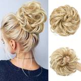 Messy Donut Hair Buns Updo Chignon With Elastic Hair Rope Synthetic Hair Extensions Elegant For Daily Use Hair Accessories
