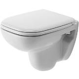 Duravit D-code komplet væghængt toilet, hvid