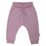 ORGANIC - Daneboeg pants Warm Clay/ Offwhite DOTS - 1.5Y