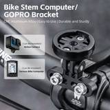 SHEIN One WEST BIKING Bike Computer Mount Road Bike Aluminum Alloy Out-Front Bicycle Handlebar Extension Mount For Garmin Edge And GoPro Action Camera