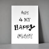 Postkort A5 - My happy place