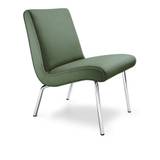 Walter Knoll - Vostra Armchair 607-10 R, Polished Chrome-Plated, Fabric Cat. 25 Loft 7744 Rose Quartz, Synthetic Glides