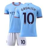 Manchester City trøje 22-23 fodboldtrøje voksentrøje nummer GREALISH