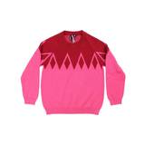 Daneheaven Sweater Dk Red/Rasberry Sorbet - 4Y