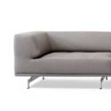 Fredericia Furniture 450 Delphi Sofa m. Chaiselong L: 325 cm - Steelcut Trio 2/Aluminium