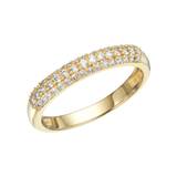 Diamond Collection by Vibholm - Páve Ring, 0,40ct. 14 kt. guld