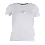 Calvin Klein t-shirt s/s, Monogram, brightwhite - 176,16år