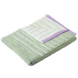 Håndklæde 70x140 cm. - lilla/grøn