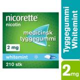 Nicorette Tyggegummi Whitemint 2 mg. - 210 stk.
