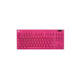 Logitech G PRO X TKL LIGHTSPEED - Magenta - Tactile - US - Gaming Tastatur - Uden Numpad - Amerikansk engelsk - Pink