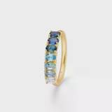 Poetry Sapphire ring - 14 kt. guld - 60