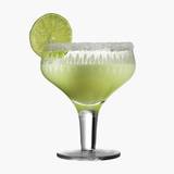Retro Margarita glas med mønster 28 cl (6 stk.)