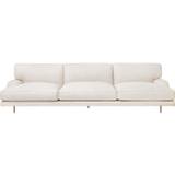 Gubi Flaneur Sofa Lc 3-pers Ben Messing / Hot Madison 419 Off White - 3 personers sofaer Bomuld Off-White - 10082680