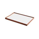 Architectmade - Turning tray, sort/hvid - 23x45cm
