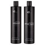 IdHAIR - Essentials Shampoo Colour 500 ml + Conditioner 500 ml - Fri fragt og klar til levering