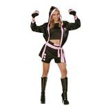 Boxer Girl kostume - Størrelse: XS (32)