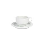 Kaffe kop 16cl. - Nordika Basic White "Skandic" - NovaEco Porcelæn - Kaffe kop 16cl. Sæt