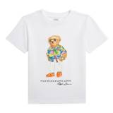 Polo Ralph Lauren T-shirt - Hvid m. Bamse - Polo Ralph Lauren - 7 år (122) - T-Shirt