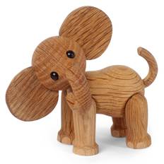 Spring Copenhagen Ella Baby Elephant Træfigur 9 Cm - Dekorative Accessories Eg - 2049-FSC