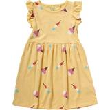 VRS børne kjole str. 98/104 - gul (På lager i et varehus)