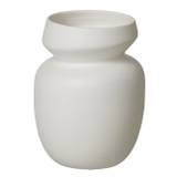 ANIA vase, sand finish, Hvid