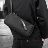 Black Simple Style Travel Bag Light Weight Shoulder  Crossbody Bag Sport  Fitness Bag Unisex Storage Bag Nylon Bucket Bags Side Bag Sling Bag Shoulder - Black - one-size