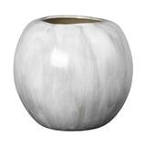 Apple Vase Ø31 - Hvid Stentøj - Fri fragt