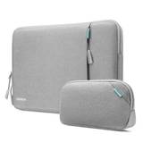 Tomtoc Versatile A13 Recycled Sleeve with Pouch (Macbook Pro/Air 13") - Grå