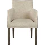 Englesson Brooklyn Chair Loose Cover Sv. / Piquet Natural 01 - Stole Tekstil Sort Eg - 575EBL-PIQ01