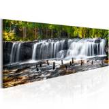 Artgeist billede - Fairytale Waterfall, på lærred 120x40