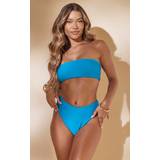 Blue Bandeau Mix & Match Bikini Top, Blue - 12