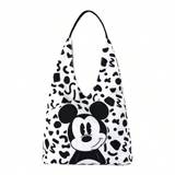 SHEIN Women Shoulder Bag, Fashionable Casual Shopping Bag, For Commuting And Going Out Disney Tote Bag For Travel Vacation Holiday Back To School Outdoor Fo