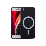 iPhone 7/8/SE(2020/2022) - Magnetisk Silikone Cover M. MagSafe - Sort