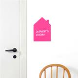 Ferm Living Mini House Wallsticker Pink