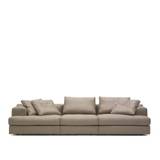 Cassina - 192 Miloe Sofa, 220 cm, D: 94 cm, Ink. Cushions, Fabric Kat. F Tensing 13F328 Blu Navy