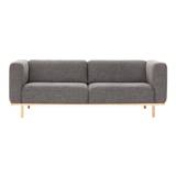 Andersen Furniture - Sofa A1 3 Pers. Læder Sortlakeret Eg