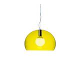 Kartell - Small FL/Y Suspension 9053, Transparent Yellow, Incl. LED 15W E27