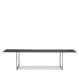 Pedrali Toa Table - 190x90cm - Sort - Poleret Aluminium