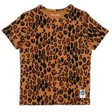 Mini Rodini - Leopard t-shirt - Brun - str. 92-98 cm