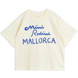 Mini Rodini - Organic Mallorca t-shirt - Creme - str. 116-122 cm