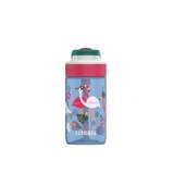 Kambukka vandflaske til børn Lagoon 400 ml Blå flamingo