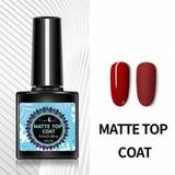 Pc ml Matte Top Coat No Wipe  Gel Nail Polish Nail Art Varnishes Gel Lacquer Coat LED Nails Manicure Design UV Gel Varnish Soak Off - Clear