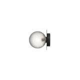 Nuura - Liila 1 Udendørs Væglampe Black/Optic Clear