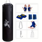 1 Set 60cm-150cm/ 23.62in-59.06in Oxford Cloth Heavy Duty Boxing Bags, With Boxing Gloves, Wrist/ankle Pads, For Taekwondo, Martial Arts Training, Home Gym (unfilled Boxing Bags)