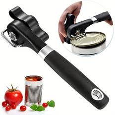 1pc, Can Opener, Stainless Steel Manual Can Bottle Opener With Smooth Edge, Ergonomic Design, Easy To Adjust Large Knob And Anti. Slip Comfortable Crank, For Restaurant Use Eid Al-adha Mubarak