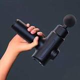 SHEIN 1pc Muscle Relaxation Athlete Deep Tissue Percussion Massager - Handheld Muscle Massage Gun 8 Head