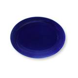Lyngby Porcelæn Rhombe oval serveringsfad 35x26,5 cm Mørkeblå